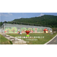 成都卡通雕塑、成都树脂雕塑