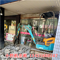 湖州德清小挖机出租 