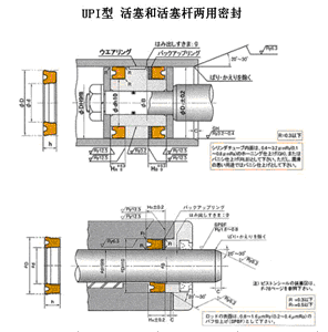 UPI活塞活塞杆双用密封件 