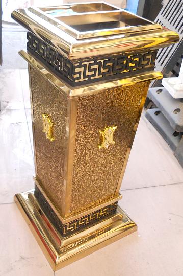 唐山酒店用品 不锈钢烟灰筒 不锈钢里垃圾桶 豪华一号 