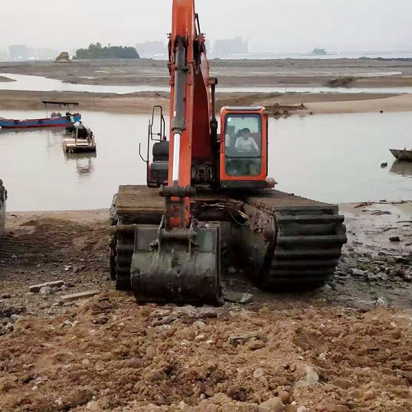 【图】-六盘水安顺水陆挖掘机湿地挖掘机出租价格优惠 