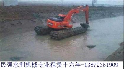 水上挖掘机出租、贵阳凯里水陆两用挖掘机出租 