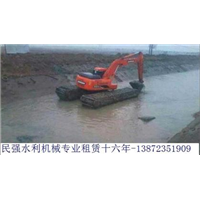 水上挖掘机出租、贵阳凯里水陆两用挖掘机出租 