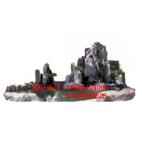 湖南假山|湖南塑石假山|湖南塑石假山设计 