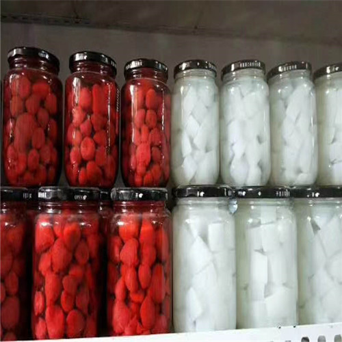 山东草莓水果罐头价格 