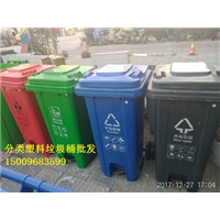 分类塑料垃圾桶批发15009683599 