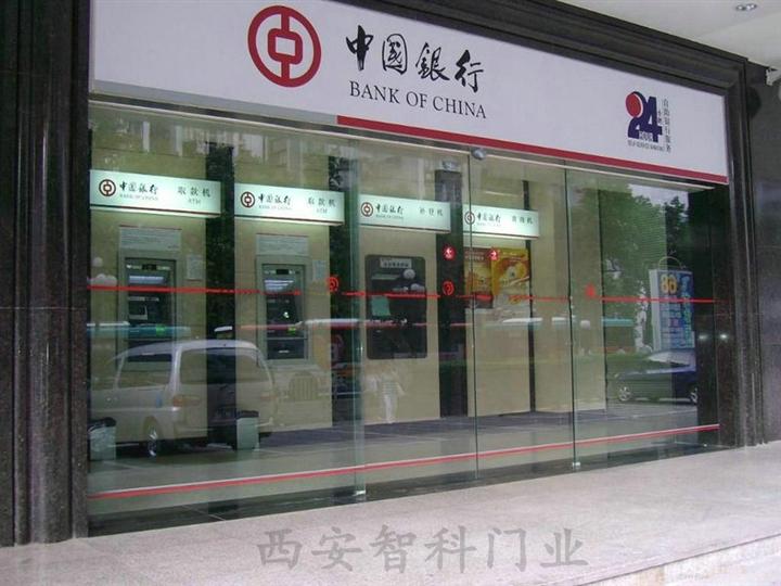 西安玻璃自动门带地弹门 
