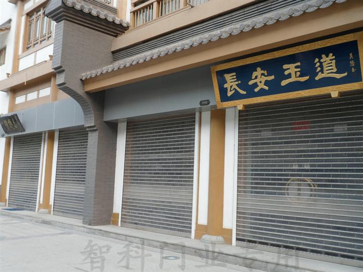 商用西安水晶电动卷帘门 