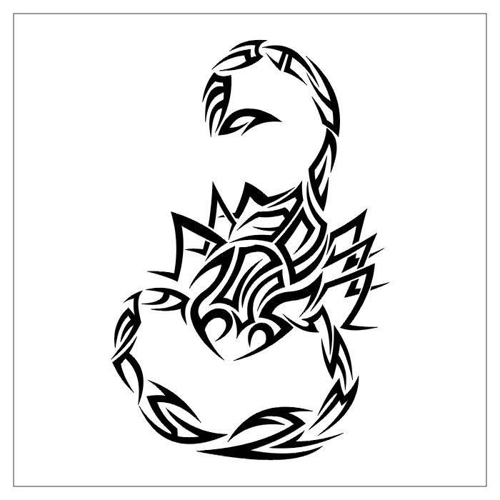 天津纹身津门刺客纹身图库蝎子纹身 