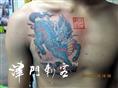 天津纹身津门刺客麒麟纹身 