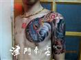 天津纹身津门刺客半甲纹身 