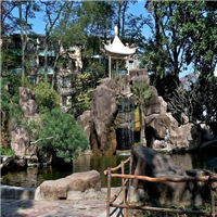 钦州假山塑石施工，钦州园林假山公司 