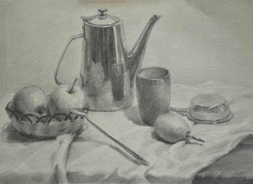 曲靖非凡画室老师素描作品 2 