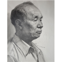 曲靖非凡画室老师素描作品 4 