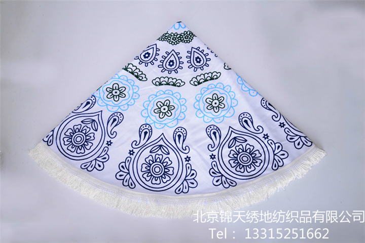 圆形沙滩巾厂家_圆形沙滩巾价格 