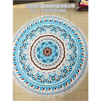 圆形沙滩巾价格//北京圆形沙滩巾批发 