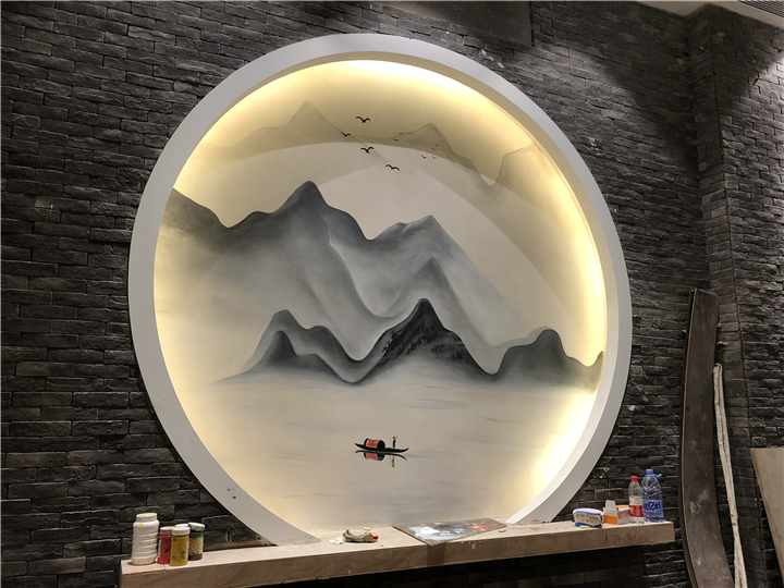 深圳旅店墙绘彩绘哪家师傅技术好