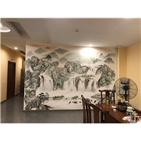 深圳南山区餐厅墙绘彩绘