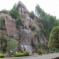 江苏假山瀑布制作，江苏假山瀑布设计 