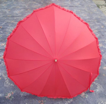 西安雨伞厂（心形伞）-西安广告伞-羽翊雨伞厂 -西安雨伞批发 