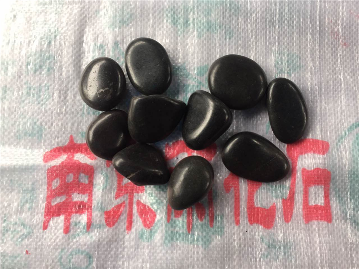 黑色雨花石精品 