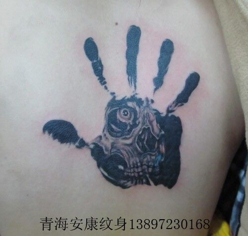 手掌——青海纹身工作室 