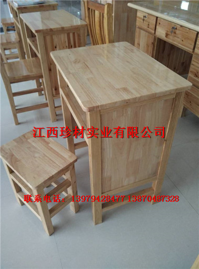 江西实木课桌批发@江西实木课桌凳厂@江西实木课桌凳批发 