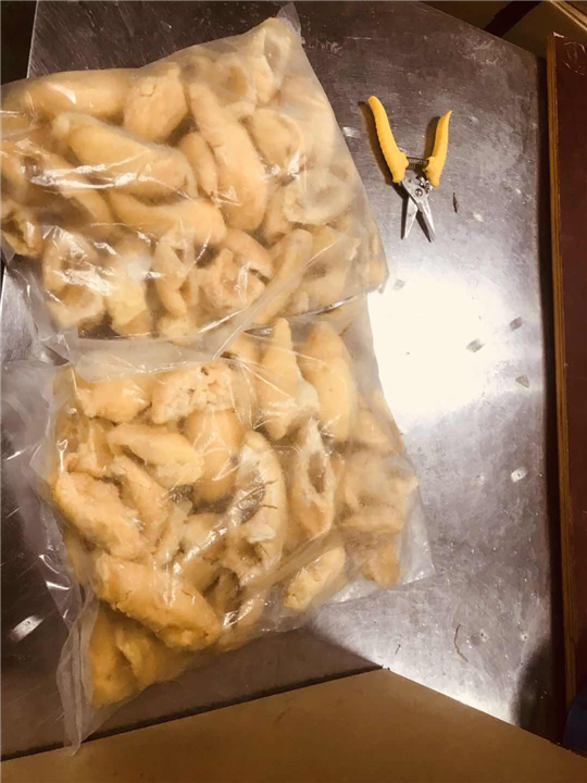 榴莲冻肉包装