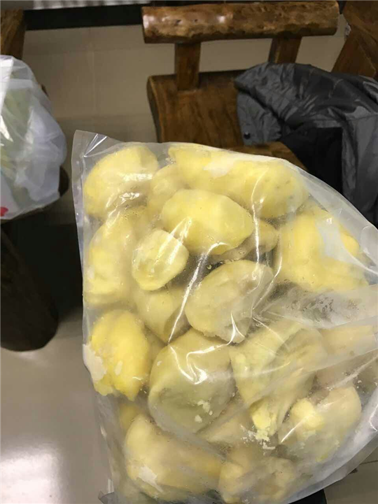 泰国冷冻榴莲丨榴莲冻肉批发