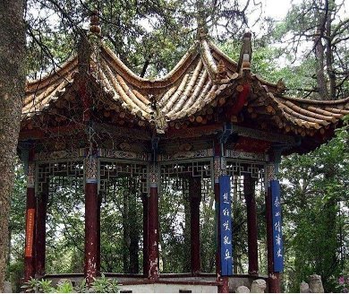 南阳防腐木凉亭 
