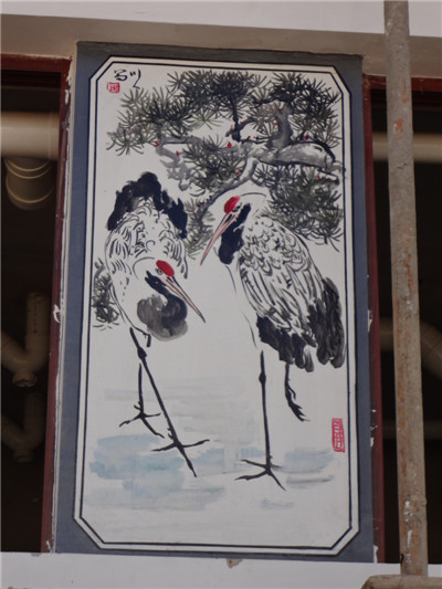 古建筑壁画|古风艺术墙绘壁画工作室 