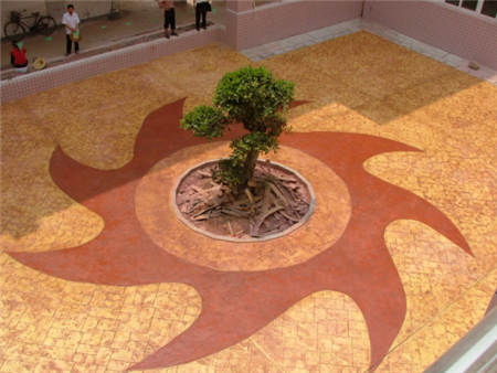 压花地坪