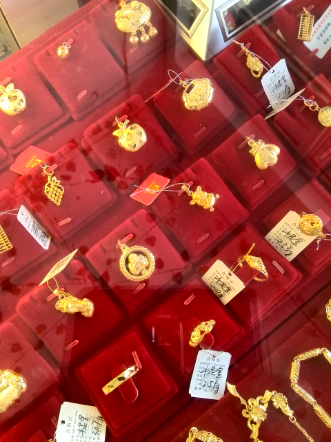 嘉兴千足金挂坠