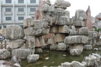 上海龟纹石假山制作