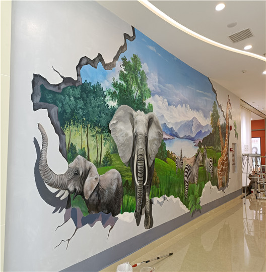 中山3D墙绘壁画