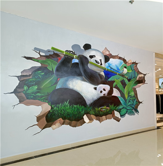 中山3D墙绘壁画