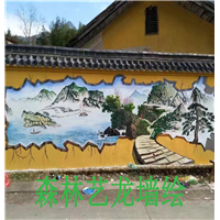 中山社区墙绘 