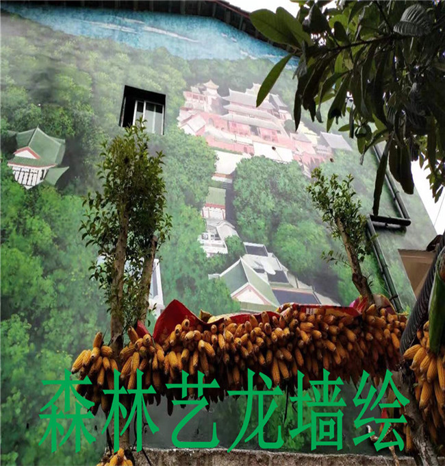 中山农村墙绘 