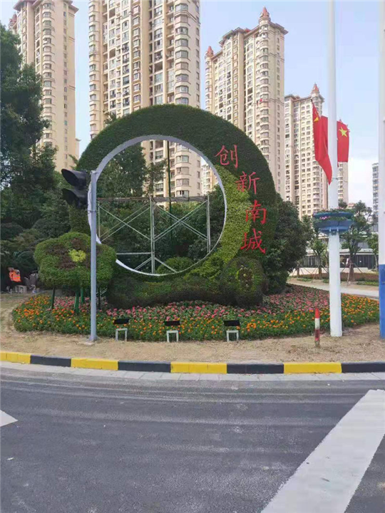 山东立体草花造型 