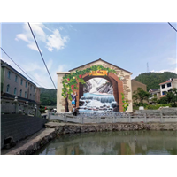 台州三门县美丽乡村墙绘案例