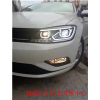 枣阳大众凌度换大灯总成 