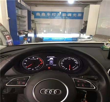 奥迪A三改欧司朗LED双光透镜 