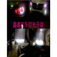 传祺GS4改透镜加天使眼 