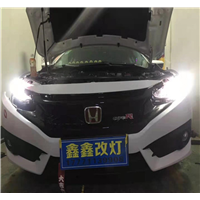 枣阳十代思域改灯 