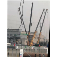 合肥吊车租赁公司钢柱的吊装和校对