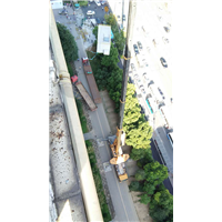 中科大实验室吊装至楼顶