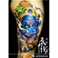 深圳飞扬纹身祝大家开心，祝神十发射成功 