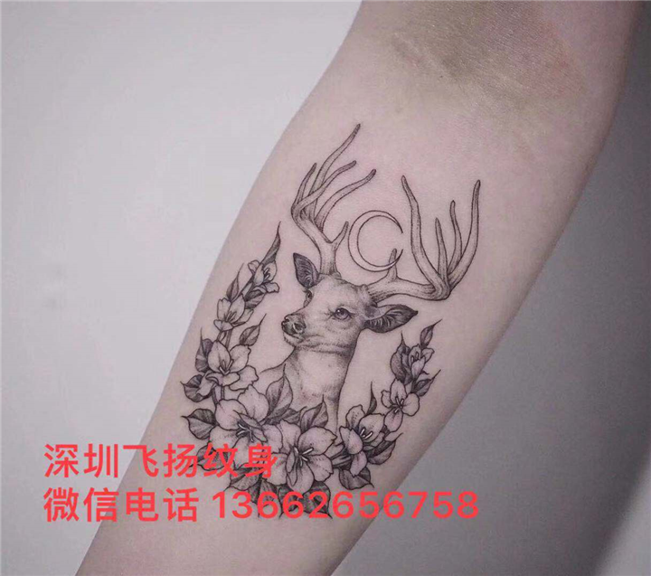 深圳飞扬纹身作品完成图 2 
