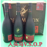 回收人头马洋酒瓶 
