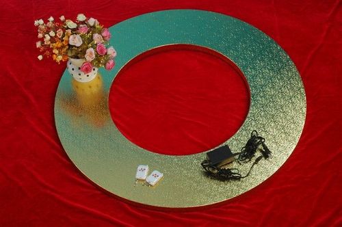 金色电动遥控转盘